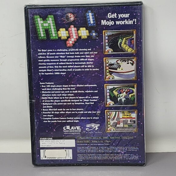 Mojo! PlayStation 2 Game 3D Puzzle Adventure‎ Video Game - Picture 2 of 5